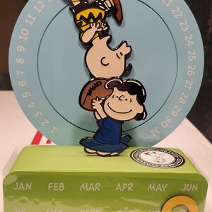 Peanuts® Charlie Brown and Lucy Magnetic Perpetual Calendar, NEW!!
